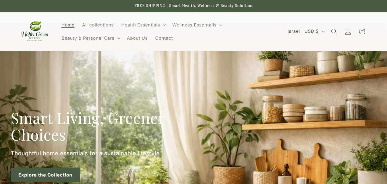 HofferGreen – Eco-Friendly Sustainable Store